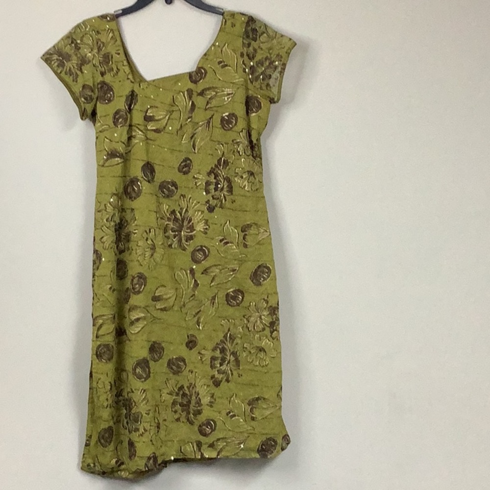 Green Floral Women Dress